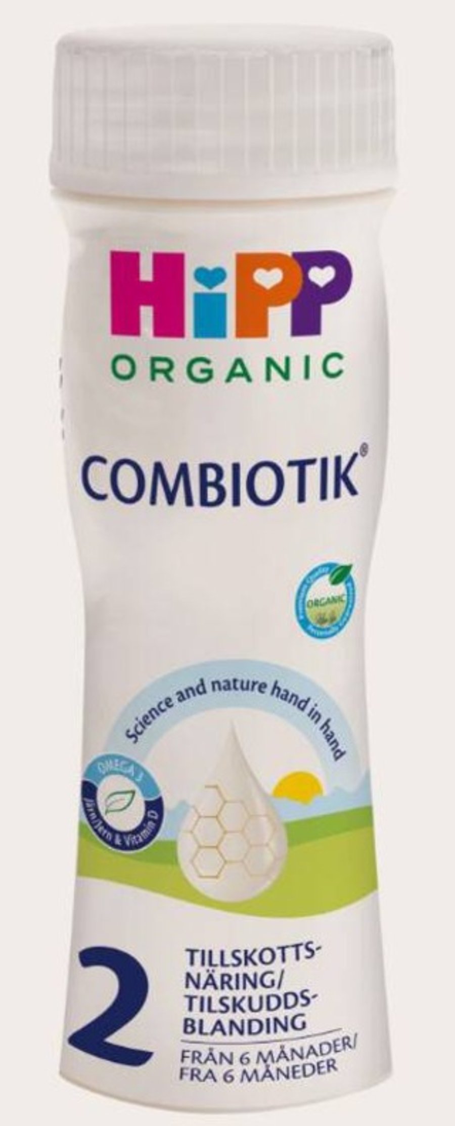 Hipp lífræn ungbarnamjólk 6 mán+ 200 ml