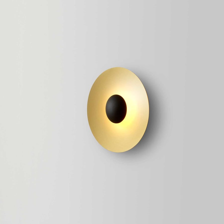 Ginger veggljós brass