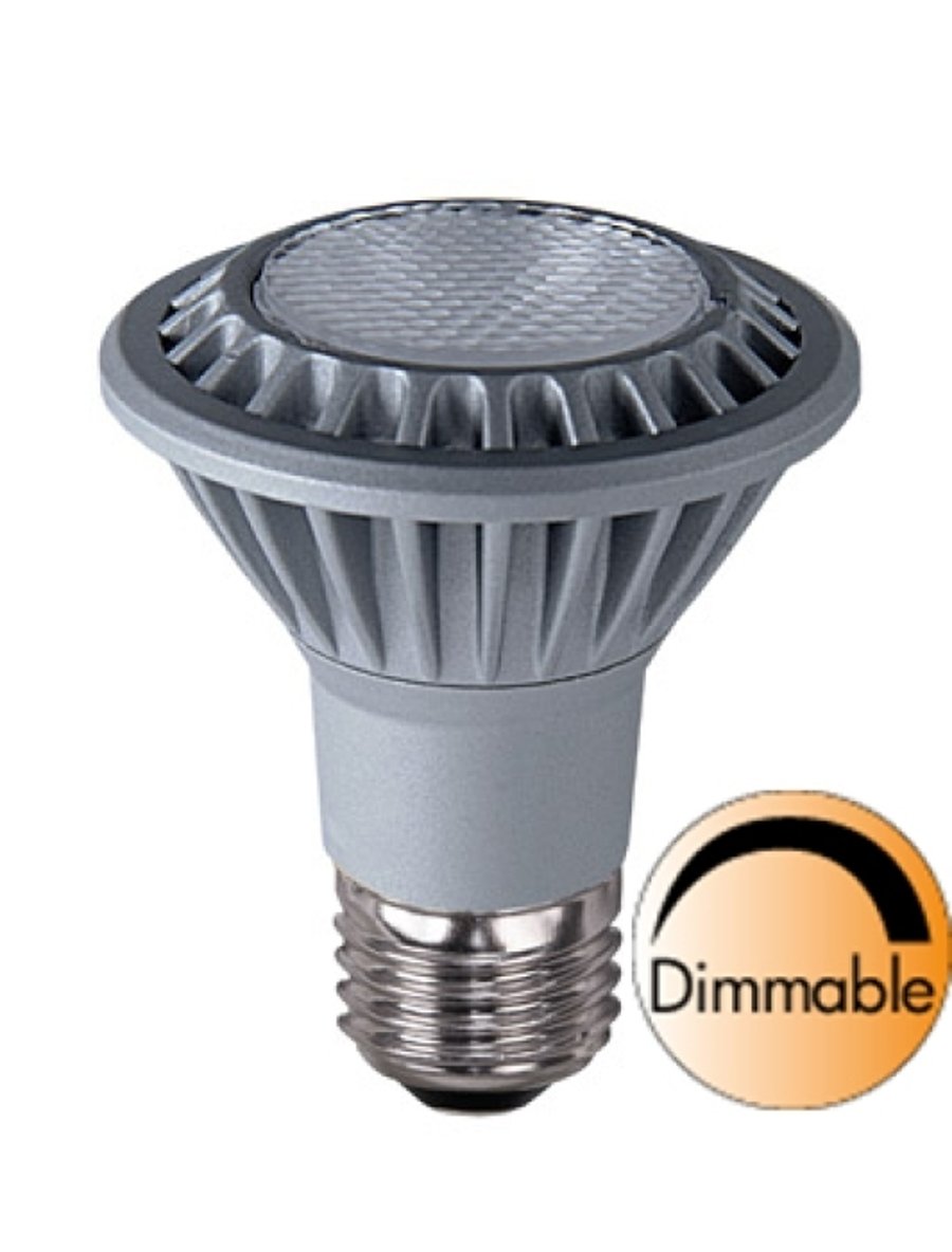 Spotlight LED Grooved E27 2700K 380lm 7W(50W) 35° Dimmer compatible