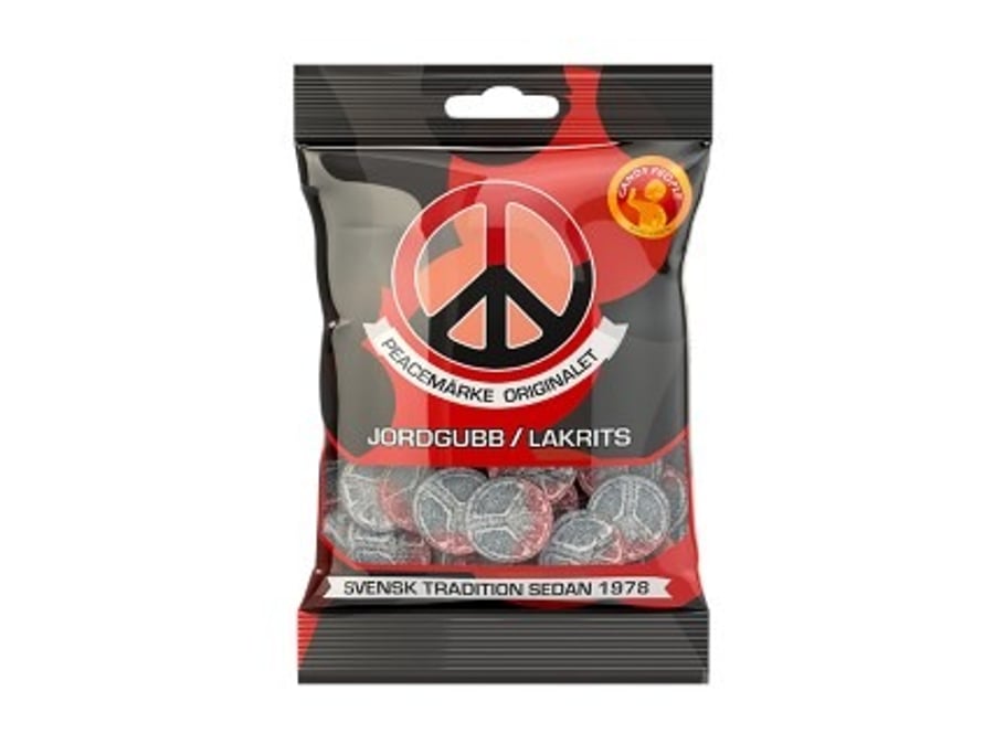 Candypeople jarðarberja- og lakkríssælgæti 80 g