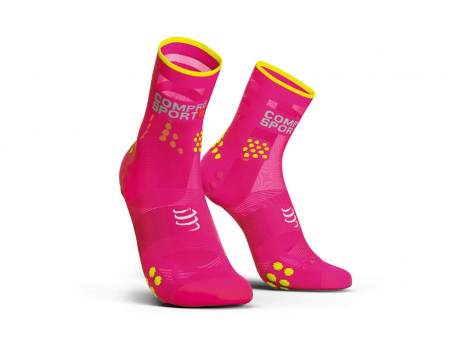CompresSport Ultra Light Run Hi Fluo Pin