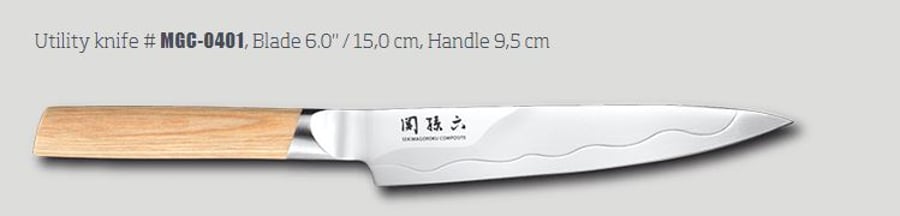 KAI Seki Magoroku Utility hnífur - 15 cm