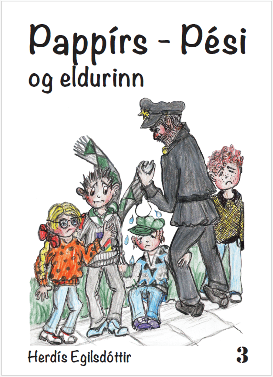Pappírs-Pési og eldurinn - bók 3