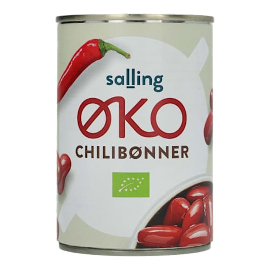 Salling ØKO lífrænar chili baunir 400 g