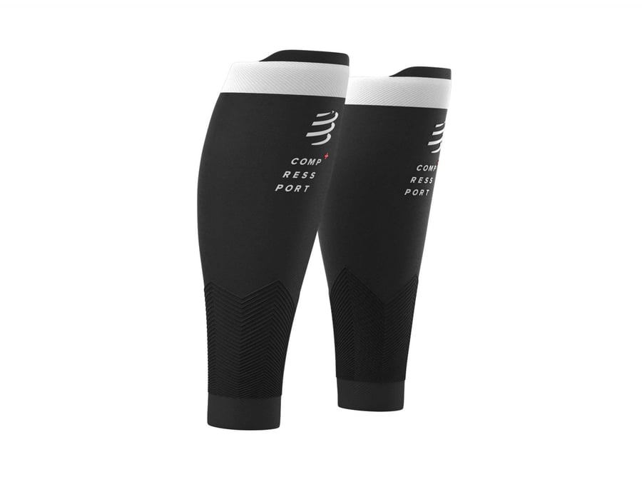 CompresSport R2v2 Kálfahlífar – Svartar