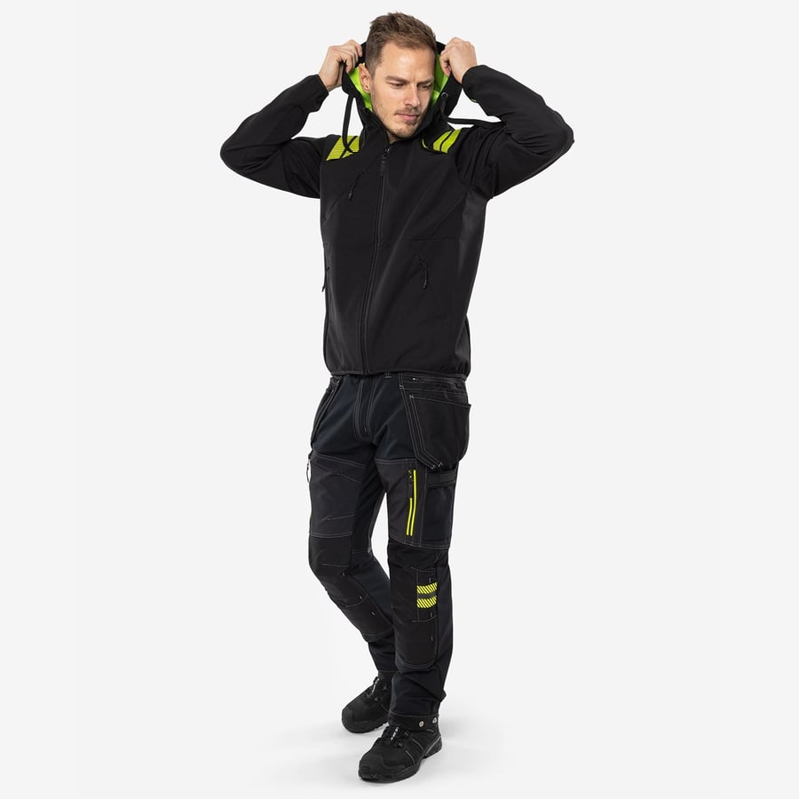 Fristads Tyresta softshell peysa/jakki með hettu