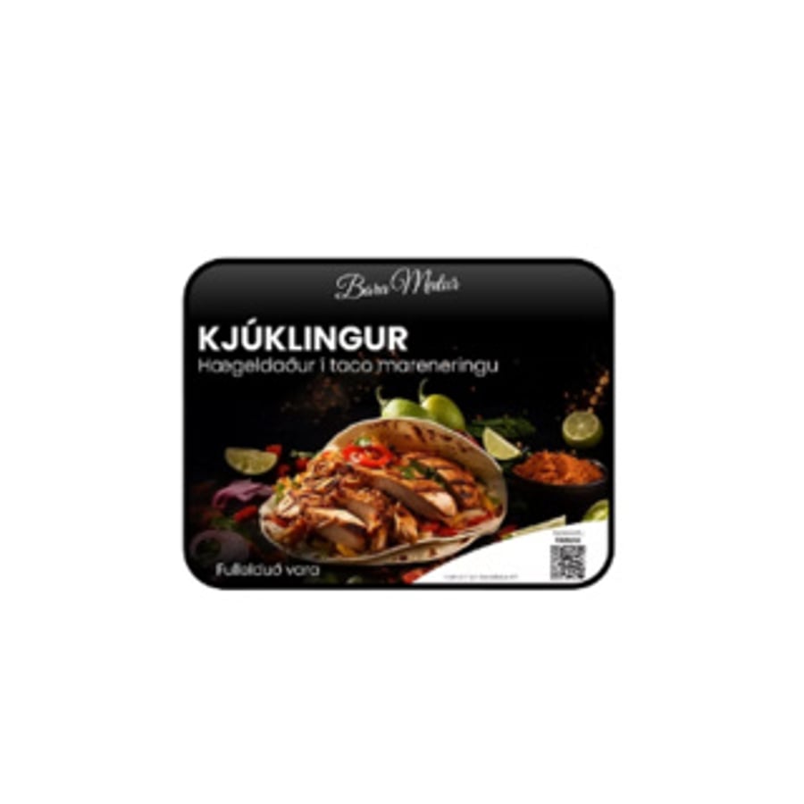 Bara matur eldaður taco kjúklingur í strimlum 400 g
