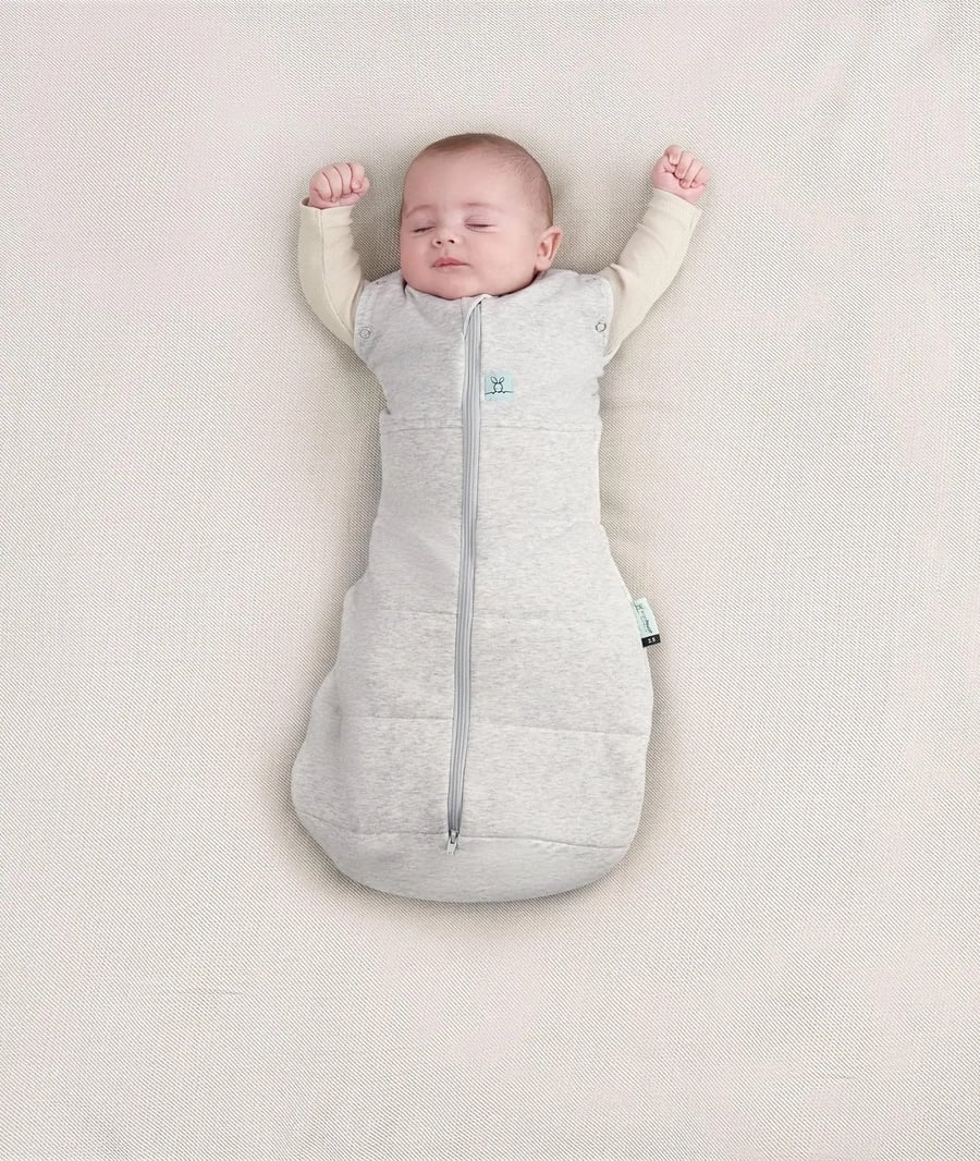Ergopouch Cocoon swaddle Grey Marle 3-6mán