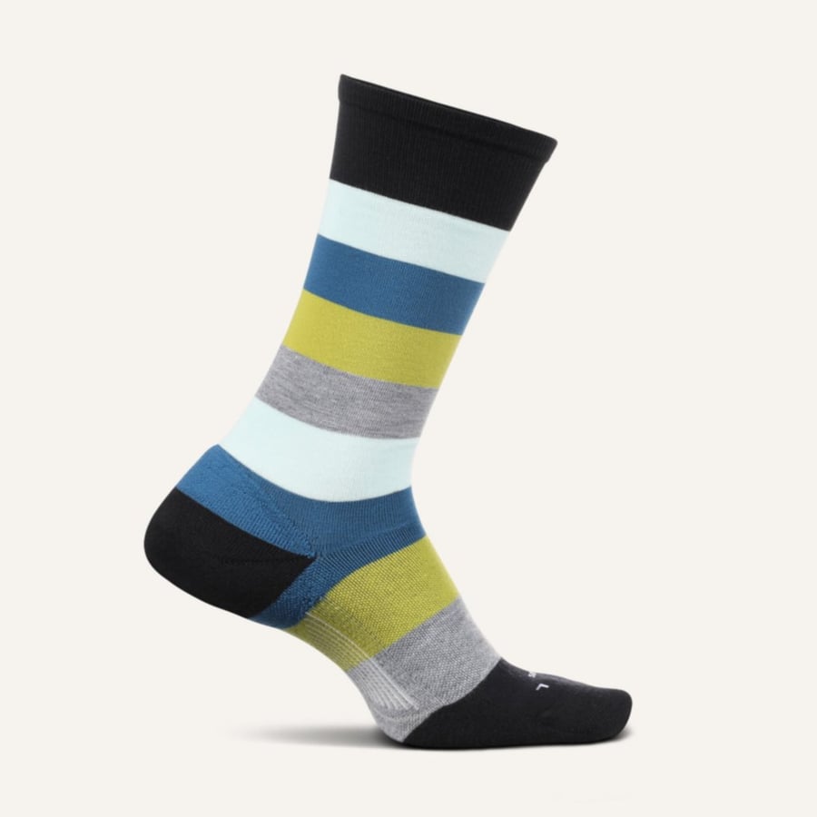 Feetures Primary Stripe Cushion/Crew
