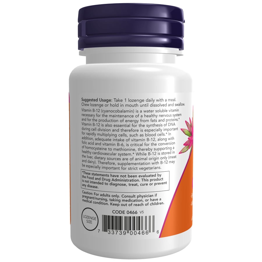NOW B12-vítamín 1000 mcg 100 töflur