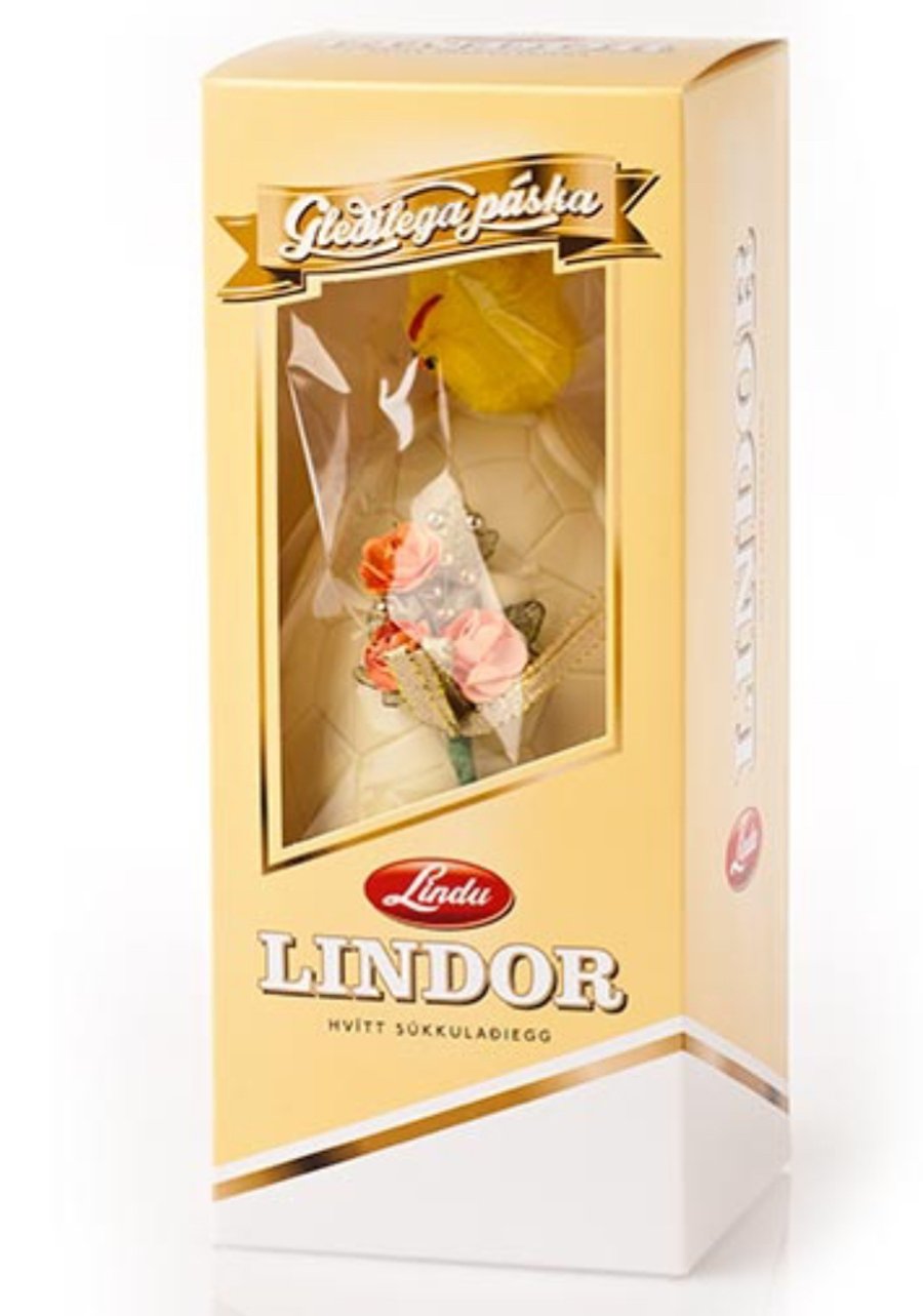 Lindu Páskaegg hvítt nr4. - 325 gr