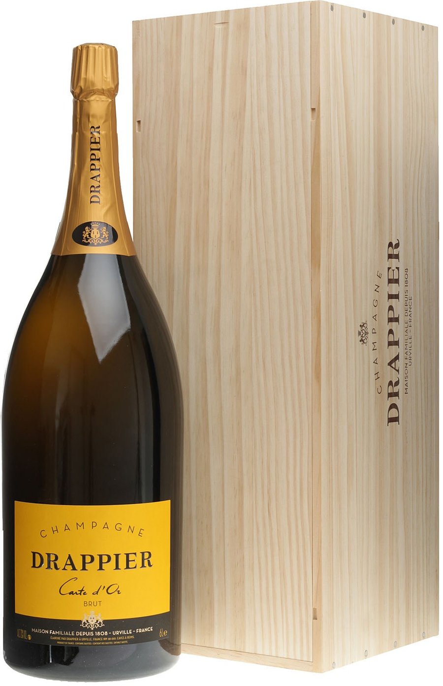 Drappier Carte d'Or Brut Mathusalem í - 6 lítra flaska í trékassa