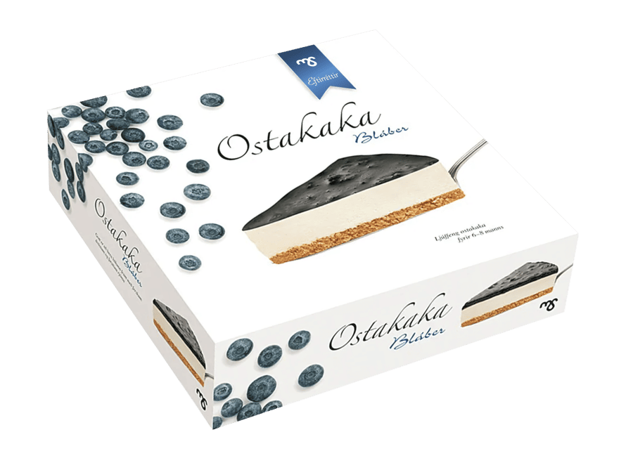 MS Ostakaka bláber 600 g