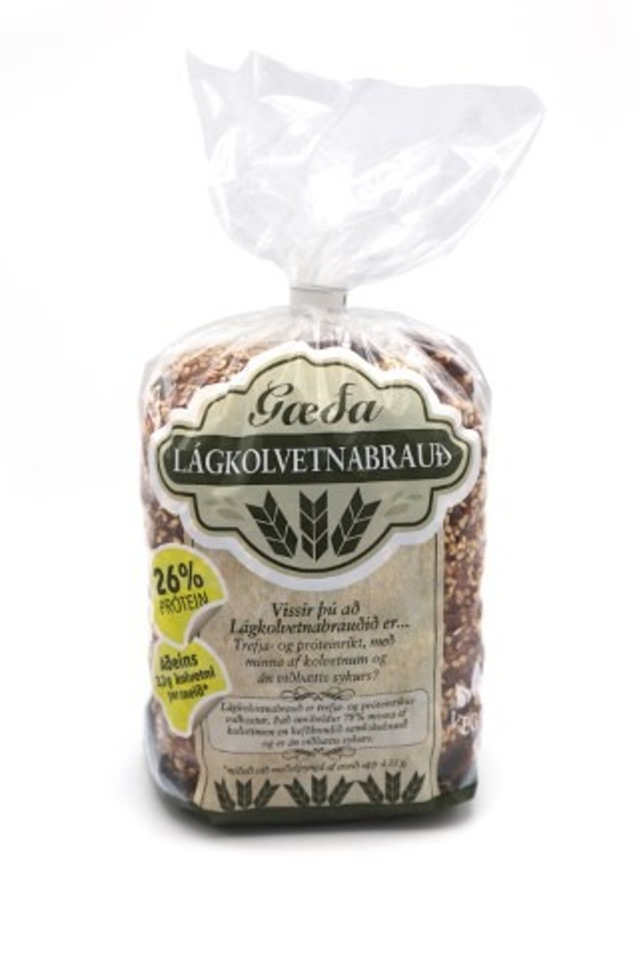 Gæða lágkolvetnabrauð 420 g