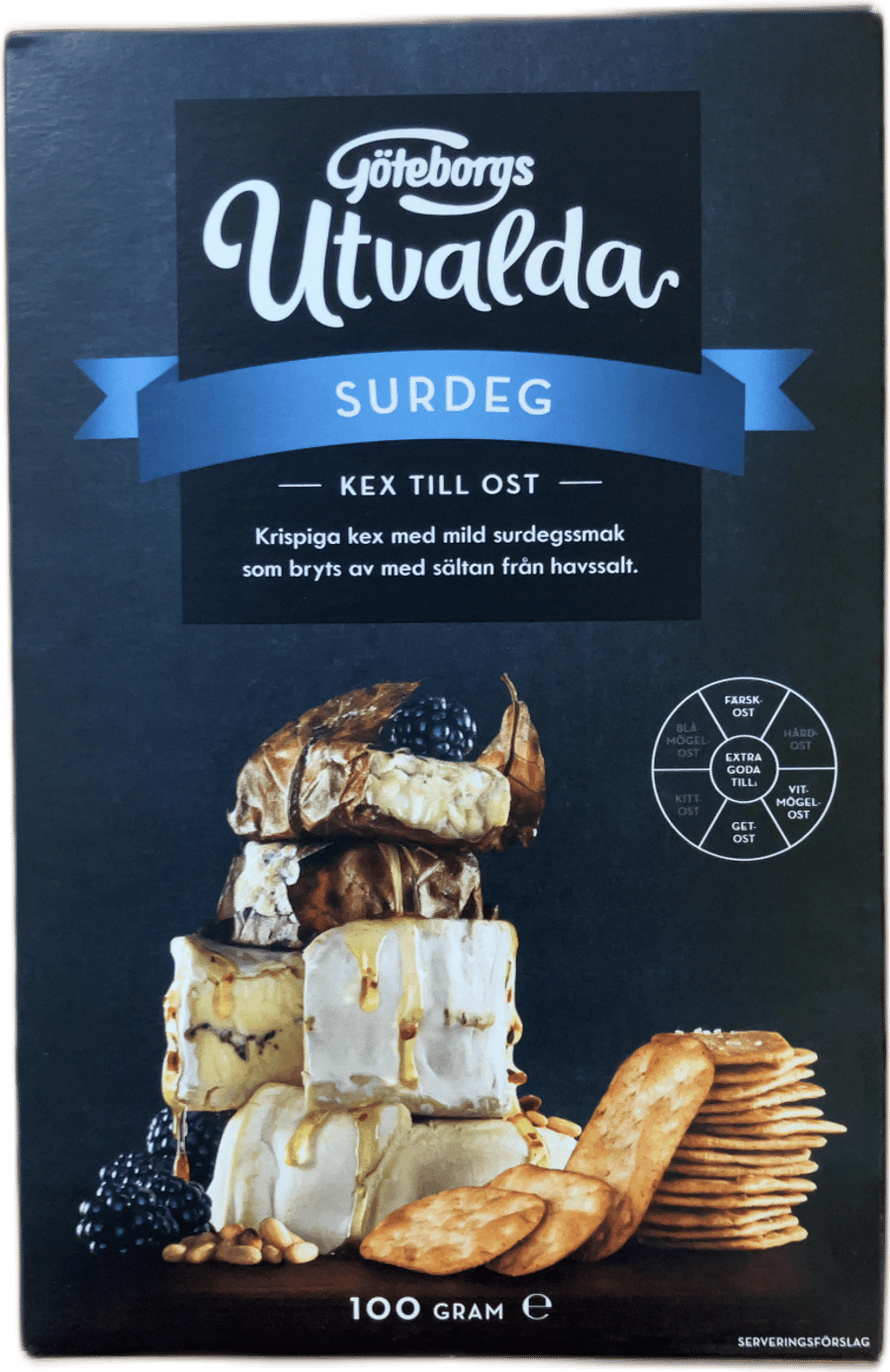 Göteborgs Utvalda súrdeigskex fyrir ost 100 g