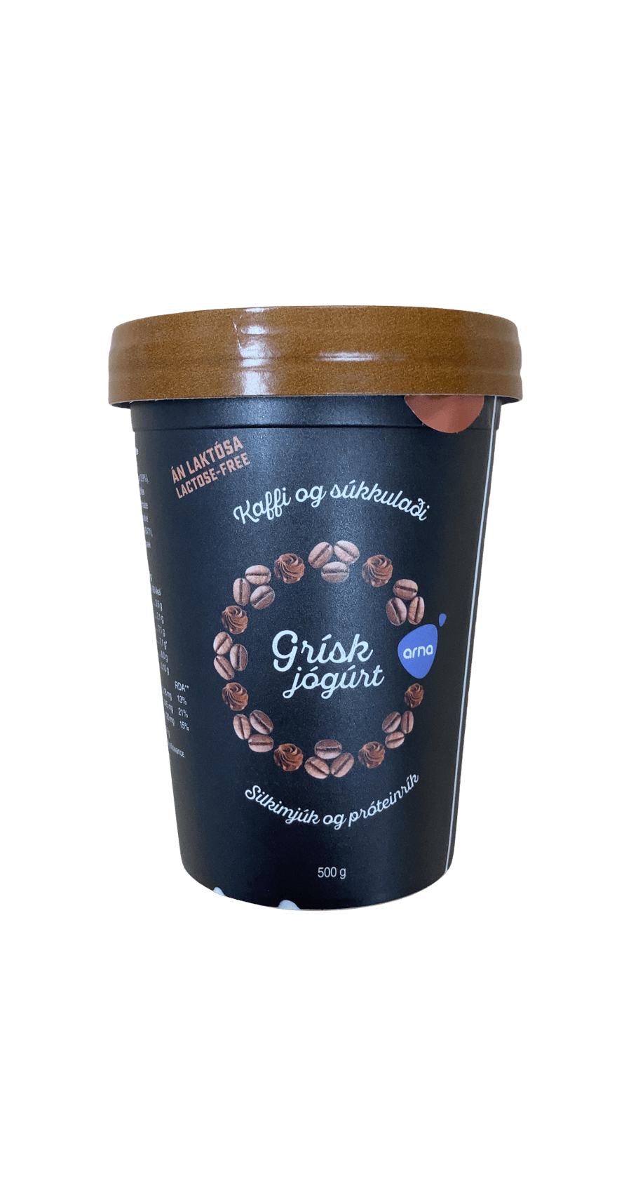 Arna Grísk Jógúrt Kaffi og Súkkulaði Laktósafrí 500 g
