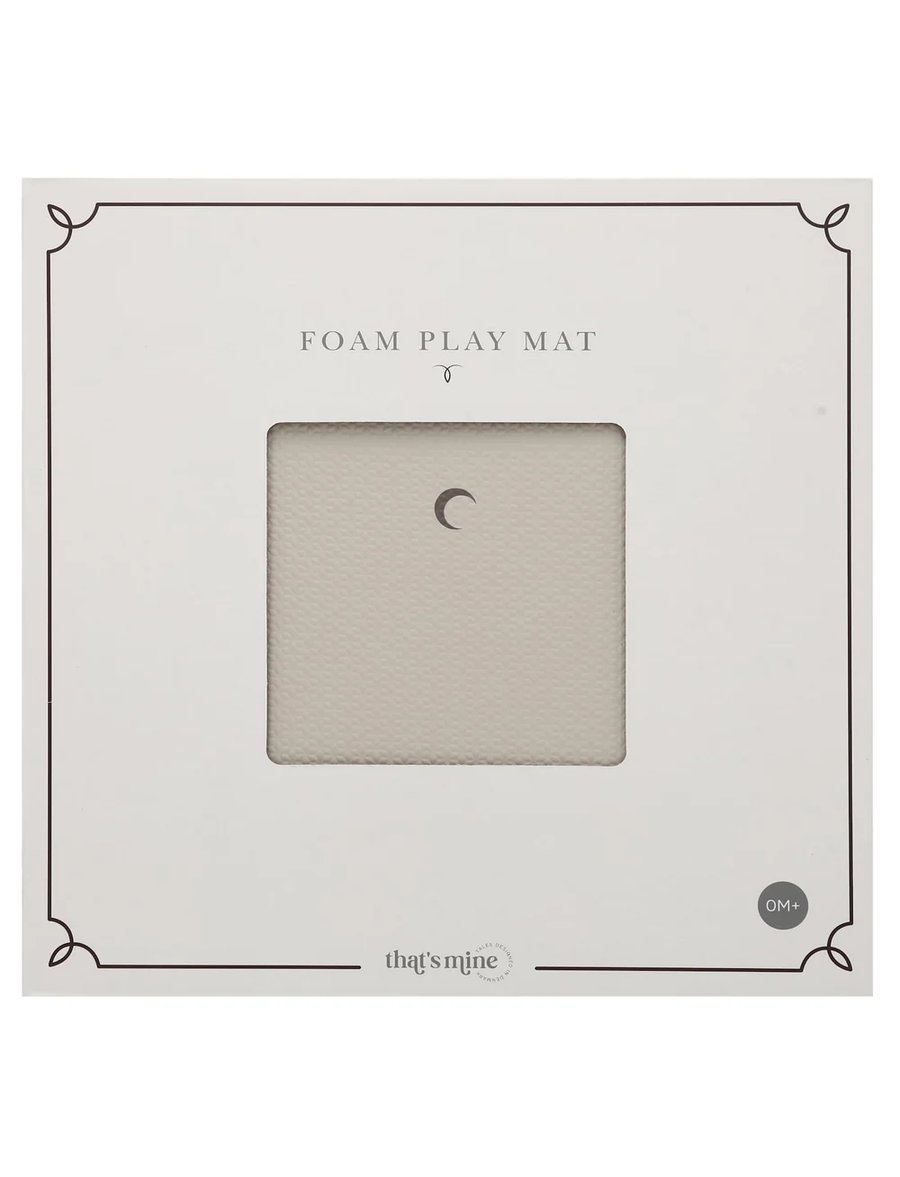 Alva Foam púslmotta square Calm moon soft brown