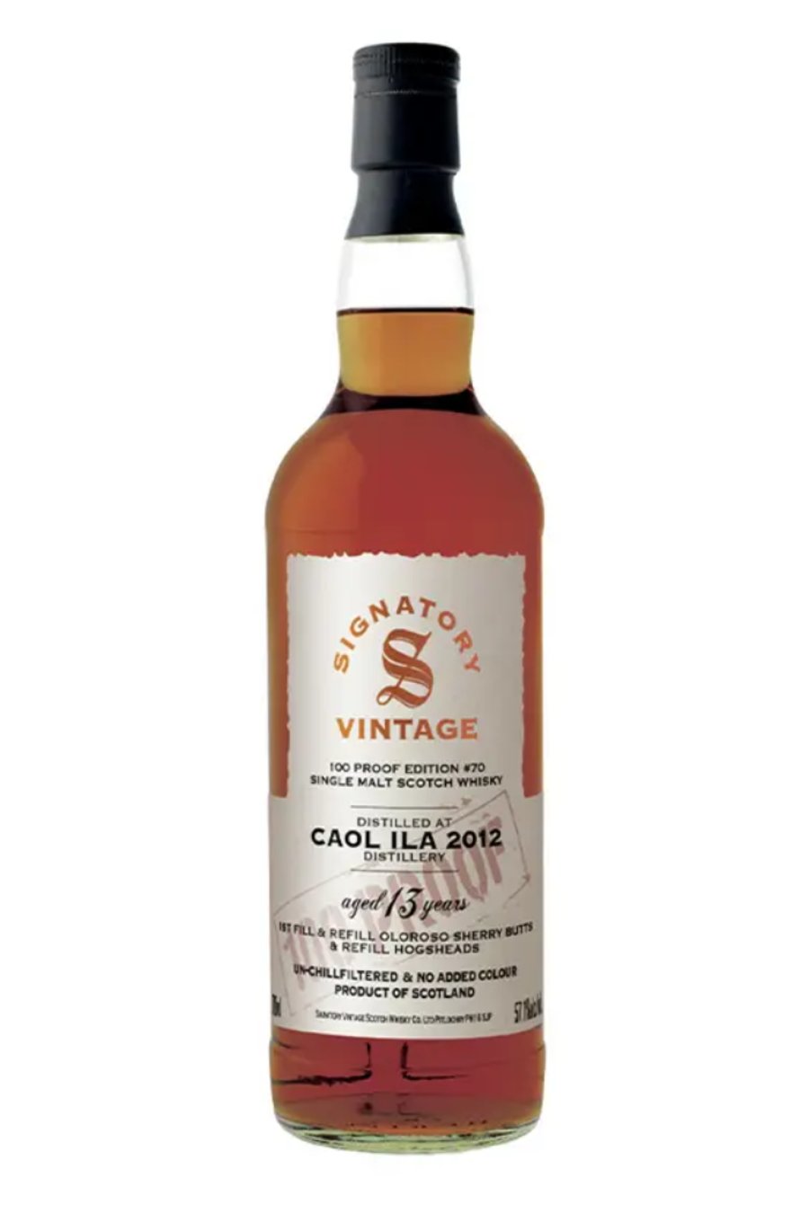 Signatory 100° Proof Edition Caol Ila 13 ára #70