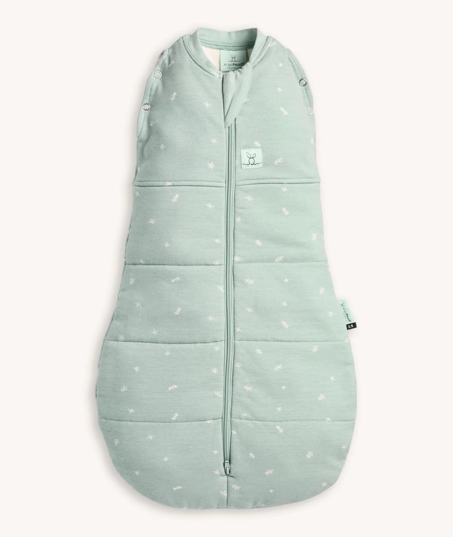 ERGOPOUCH Cocoon swaddle svefnpoki sage 0-3 mánaða
