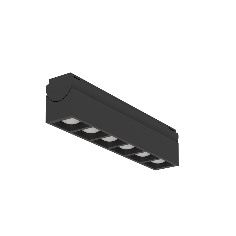 6 LED ljós á braut