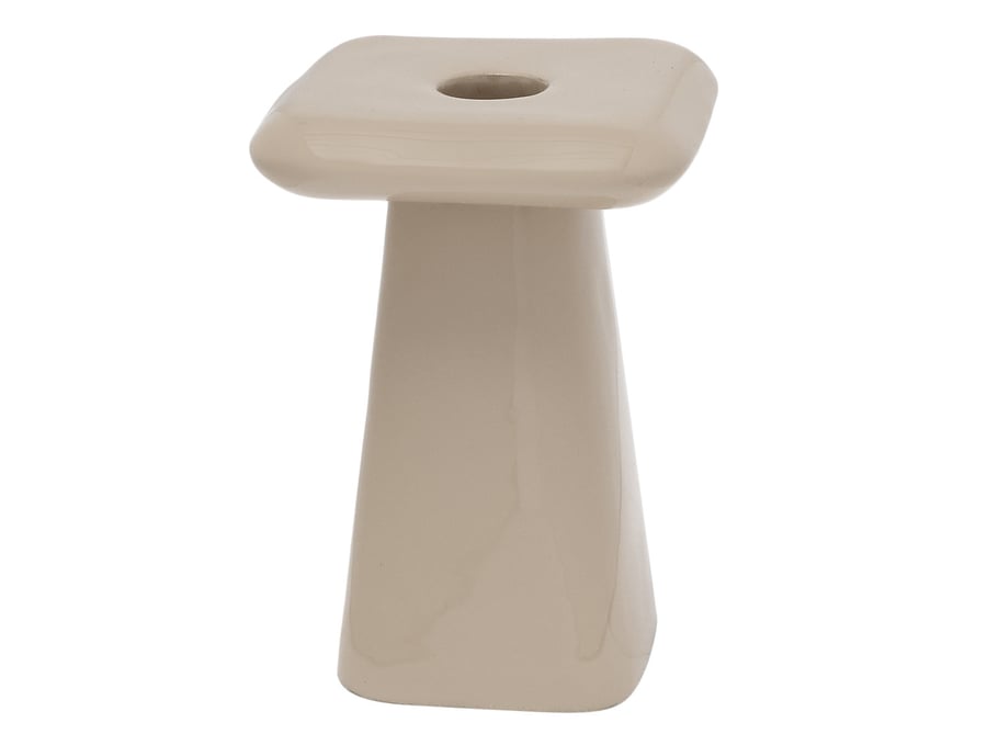 Candle Holder Roca Medium Warm Grey