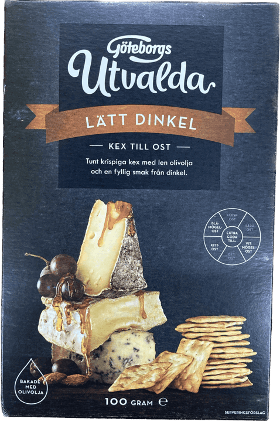 Utvalda kex spelt 100 gr