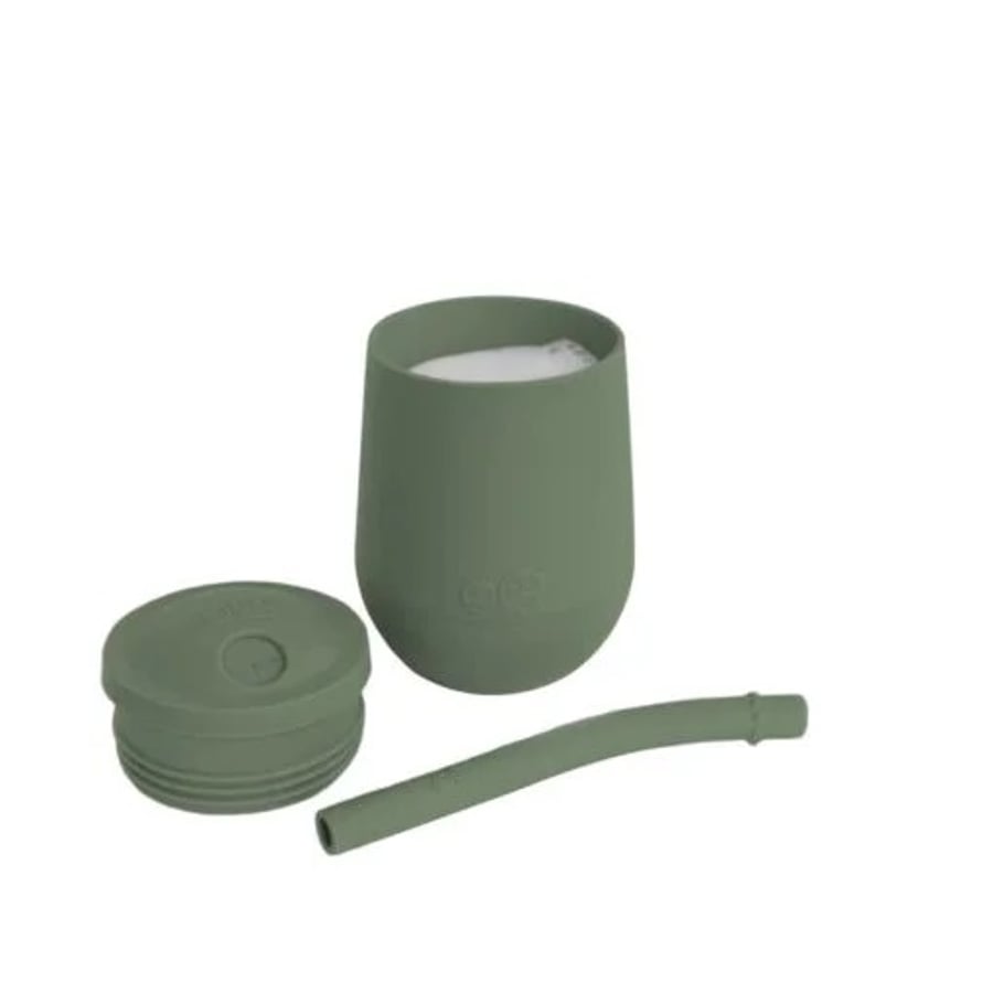 EZPZ Mini Cup + Straw Olive
