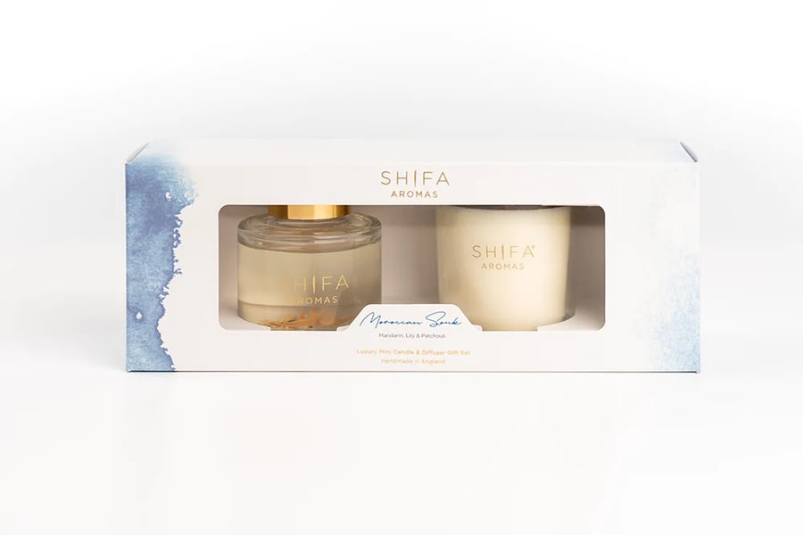 Shifa Aromas Secret Garden - Lúxus Ilmkerti & Ilmstangir gjafa sett