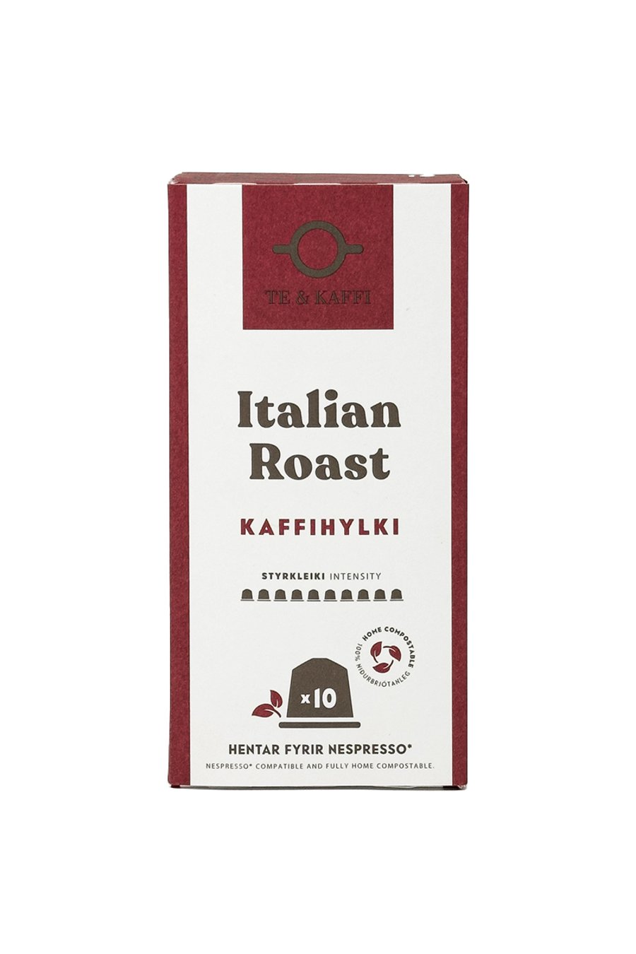Te & Kaffi Italian Roast kaffihylki 10 stk.