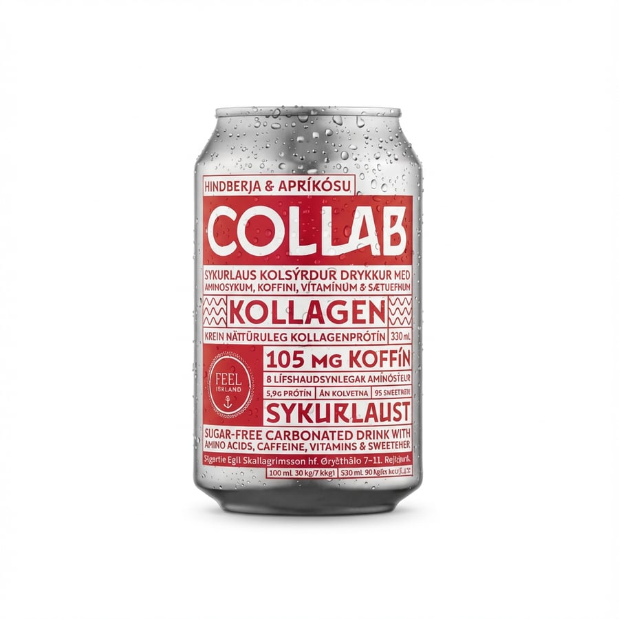 Collab Hindberja & Apríkósu 12 x 330 ml