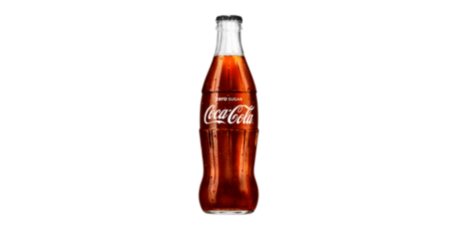 Coca Cola Zero í gleri 330ml