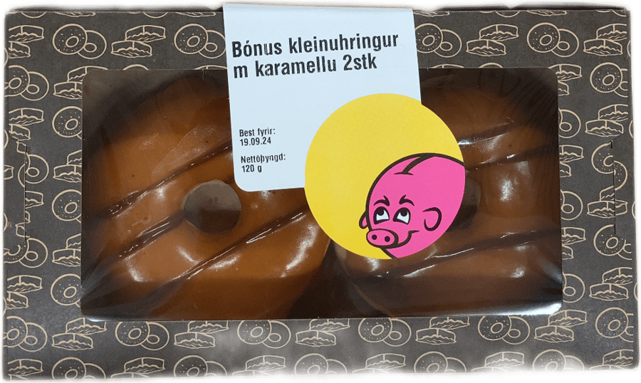 Bónus Kleinuhringur með karamellu 2 stk 120 g