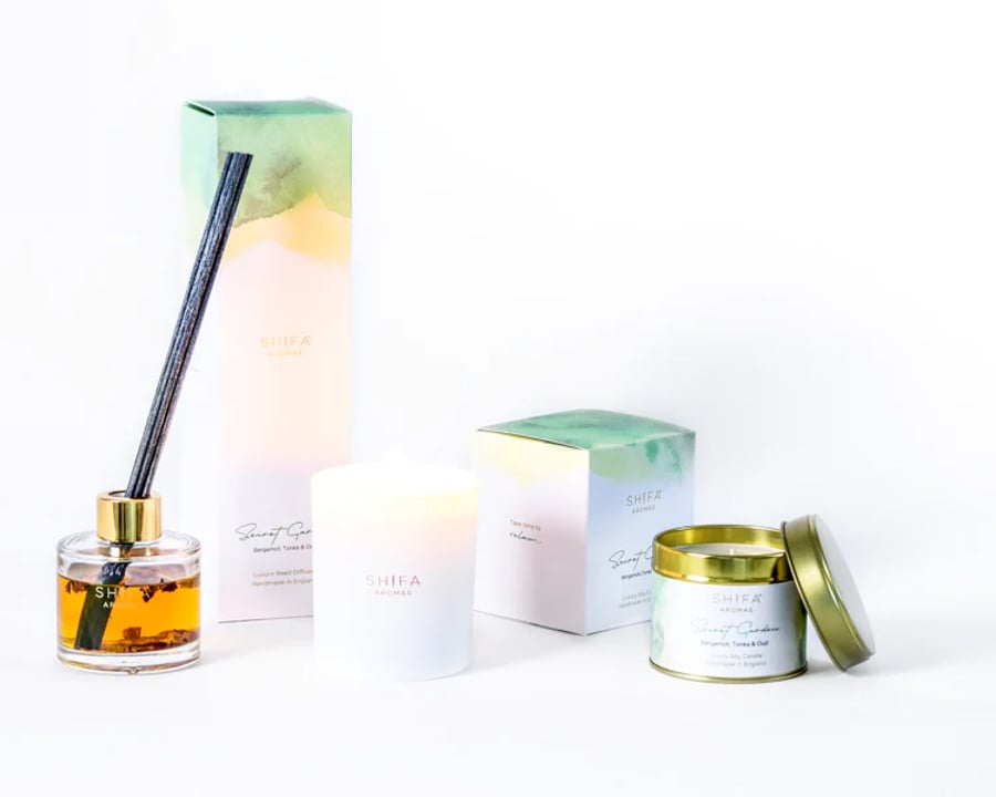 Shifa Aromas Secret Garden - Ilmkerti í glasi 30 cl