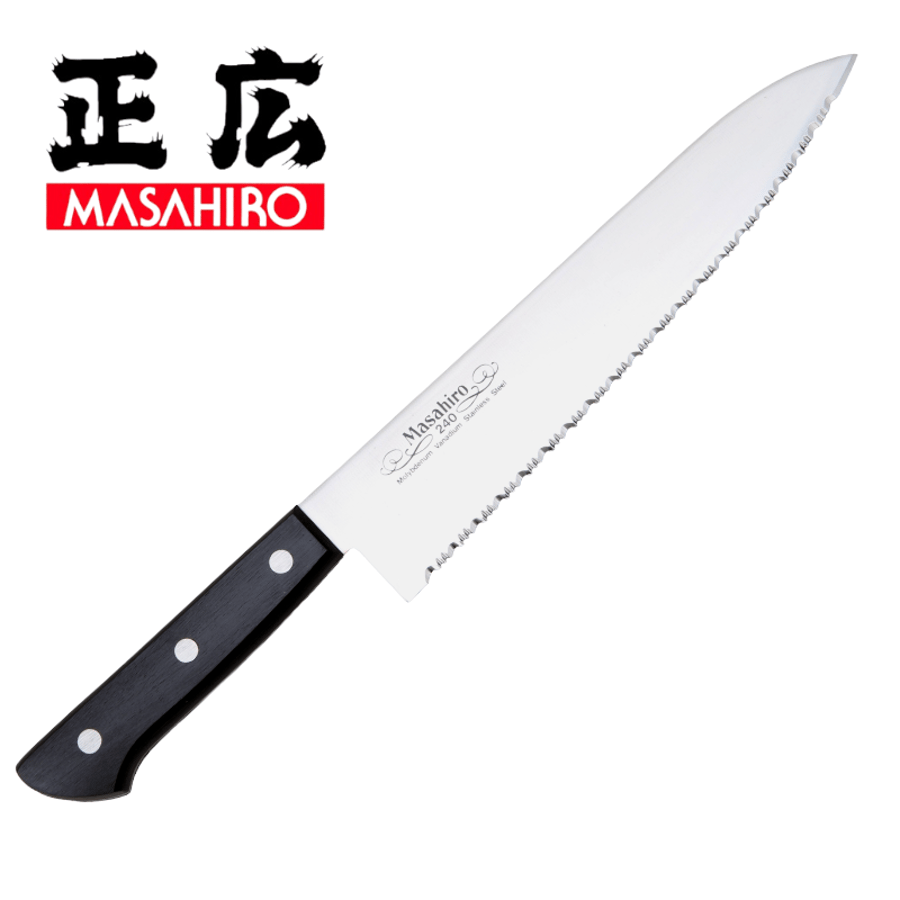 Masahiro BWH hnífur 24 cm. - Fyrir frosinn mat.