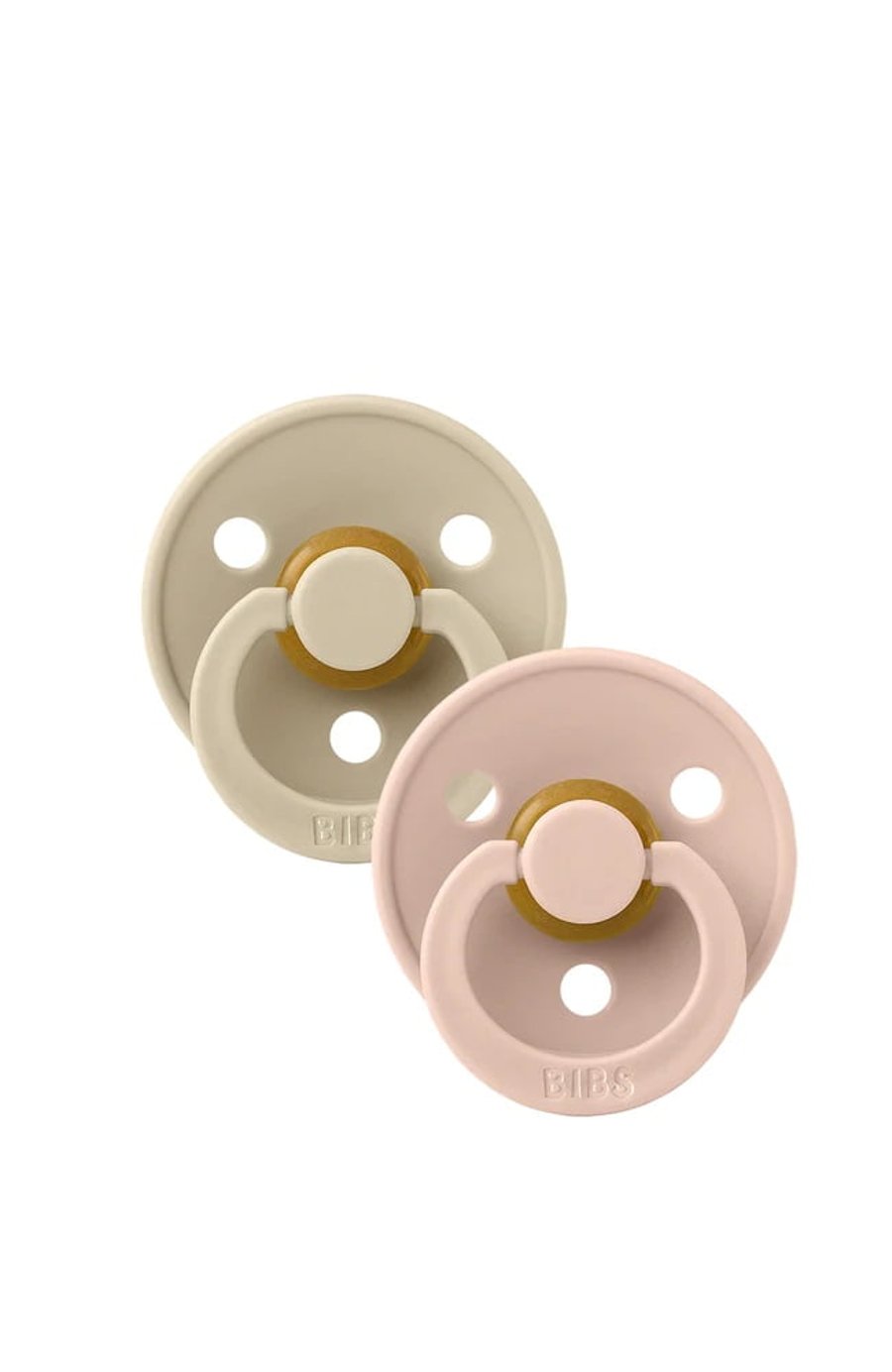 BIBS Colour Vanilla/Blush Size 1 2pk