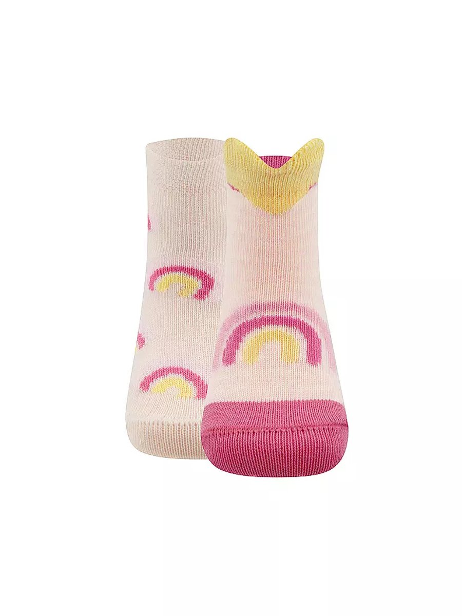 Barnasokkar með bleiku 2 pk