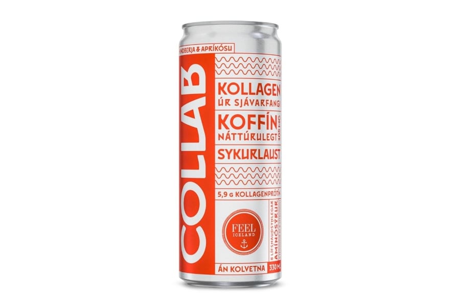 Collab hindberja & apríkósu 330 ml