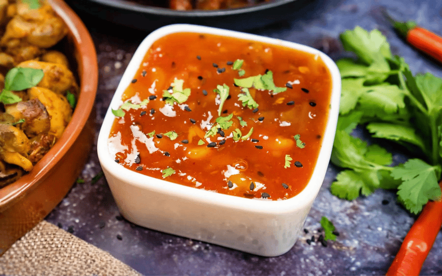 Mango-Appelsínu chutney (V)