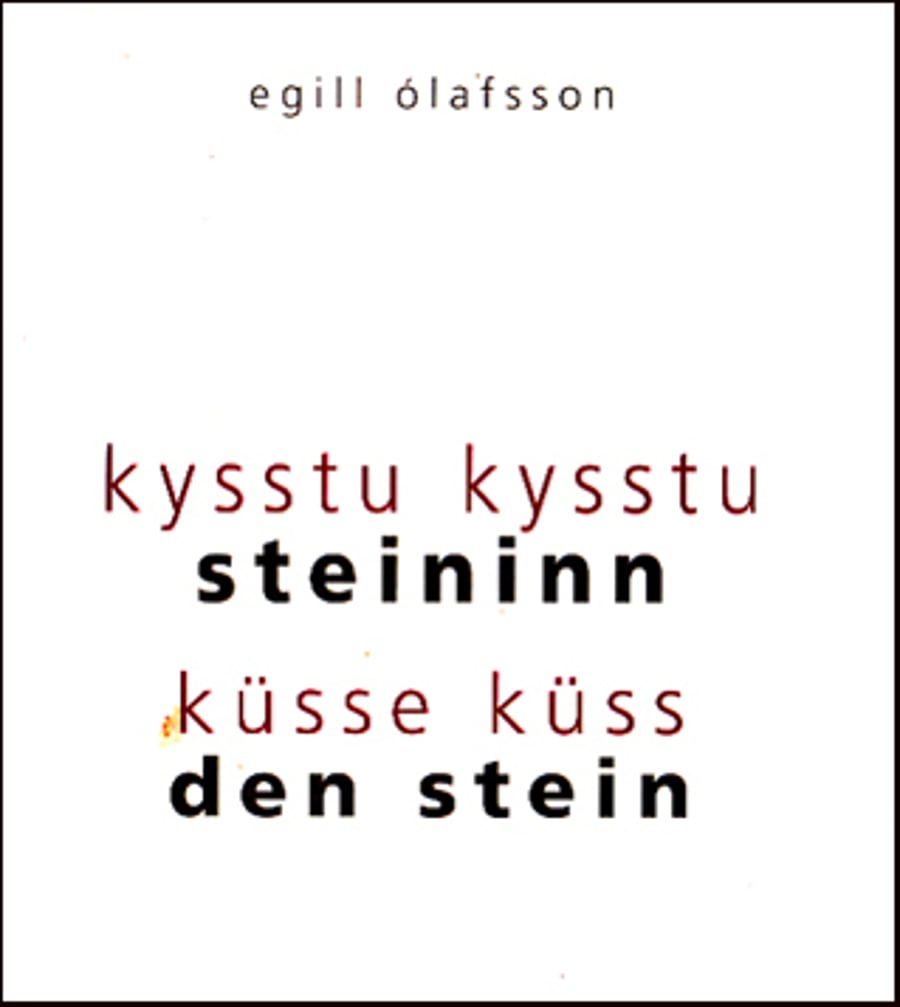 Kysstu kysstu steininn