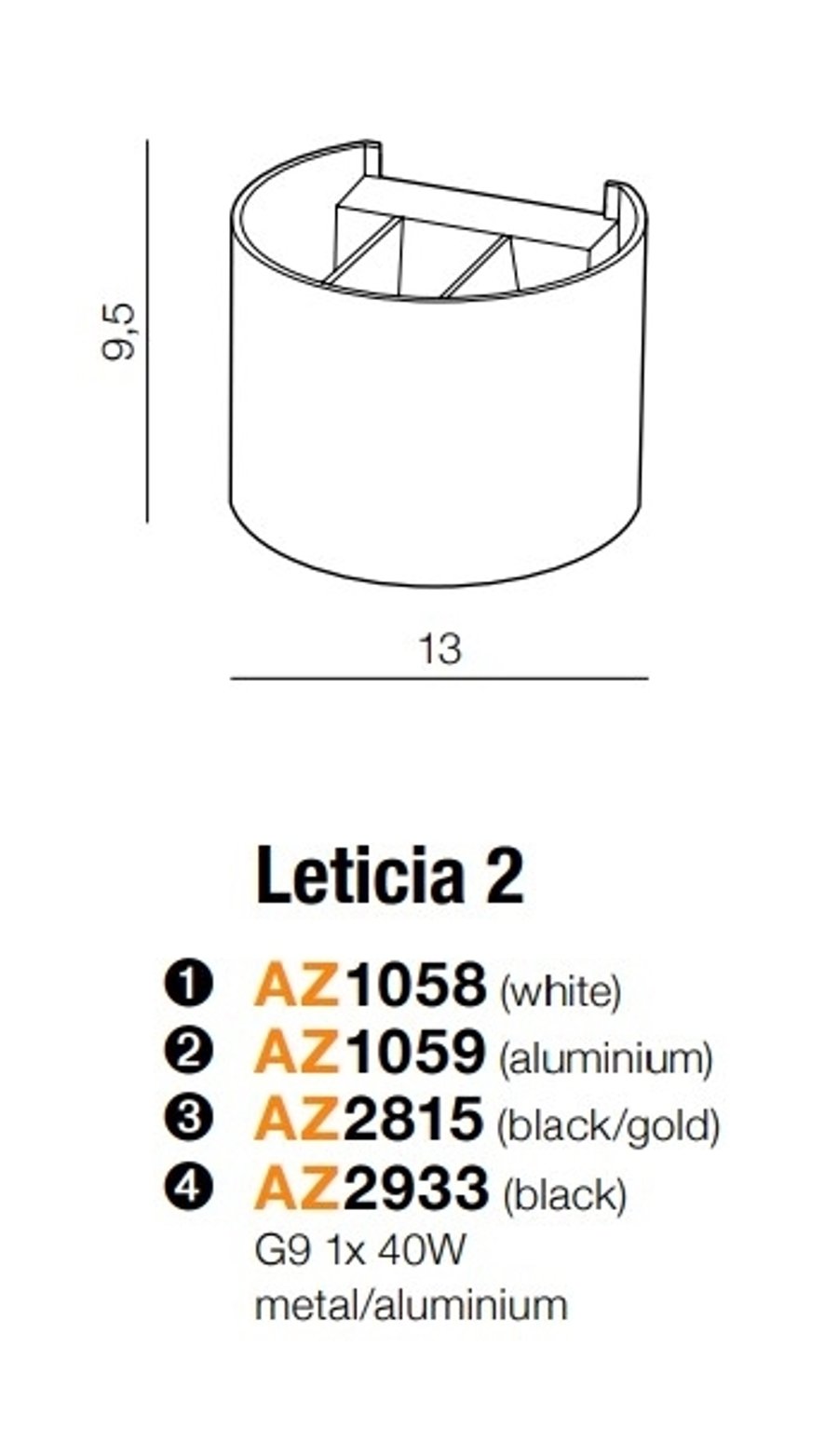Leticia 2 White Wall