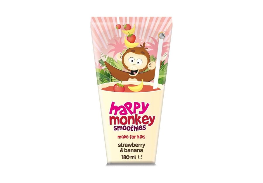 Happy Monkey - Strawberry & Banana Smoothies