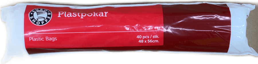 OPP plastpokar 40 stk