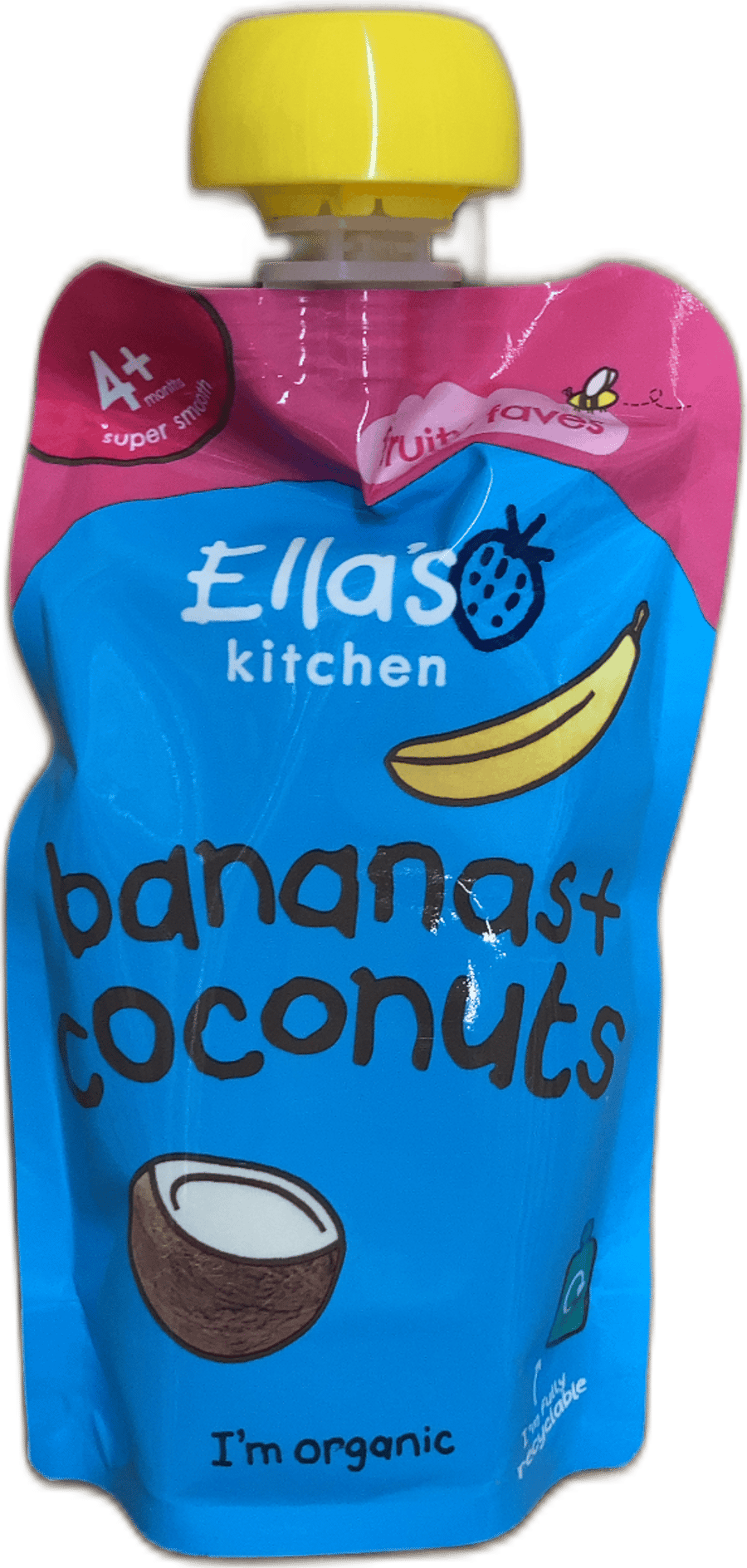 Ella's Kitchen Bananar + kókoshnetur 120 g
