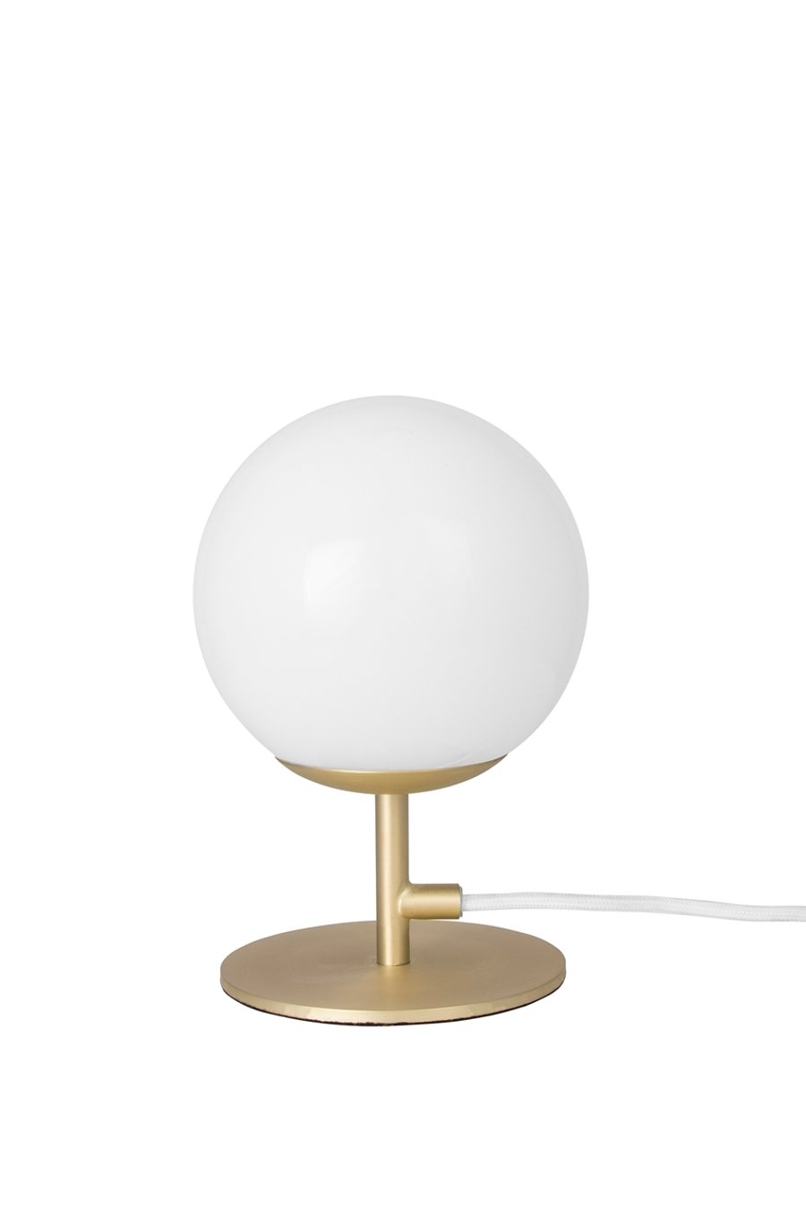 TABLE LUNA BRUSHED BRASS