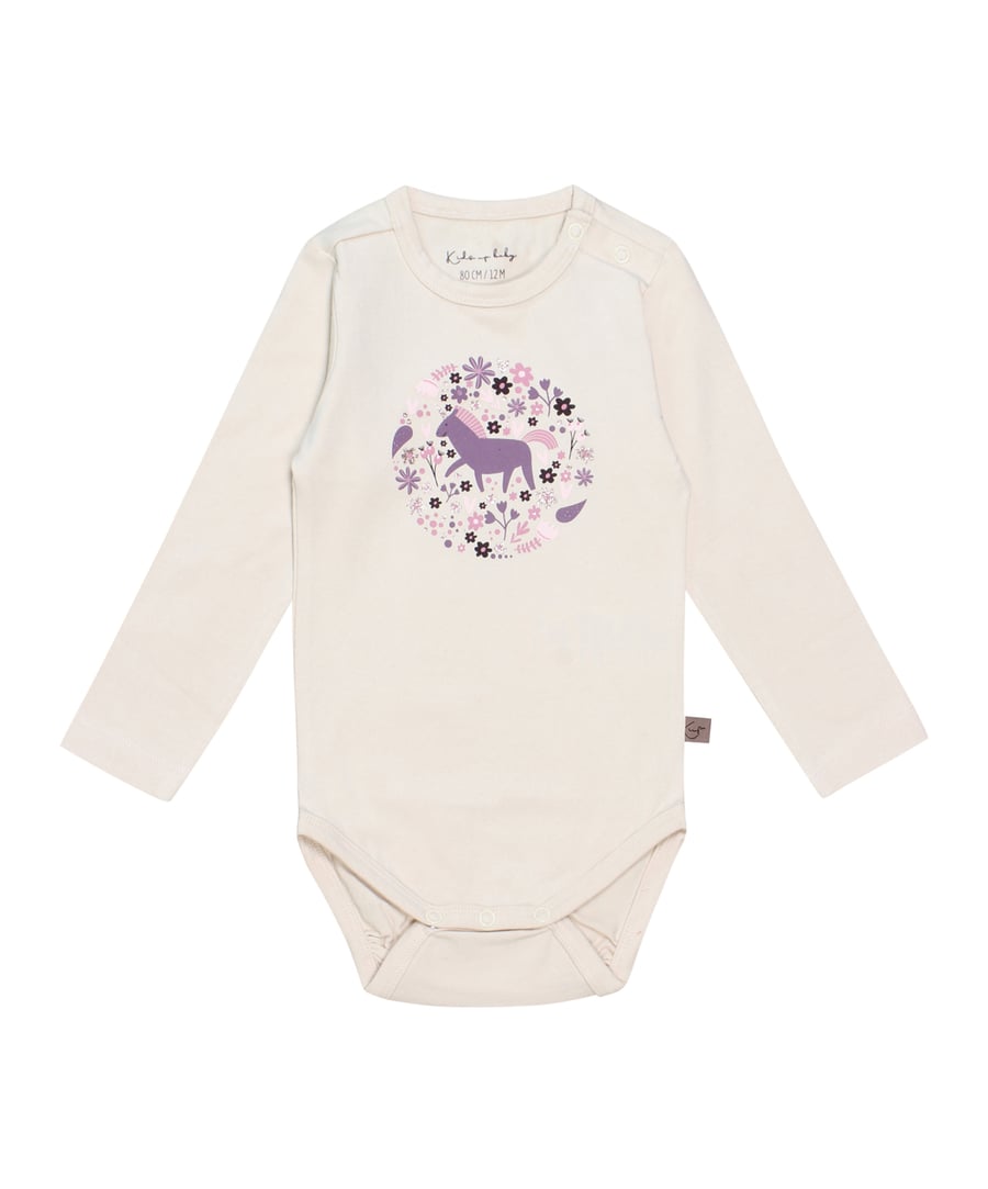 Kids up samfella beige með einhyrningi