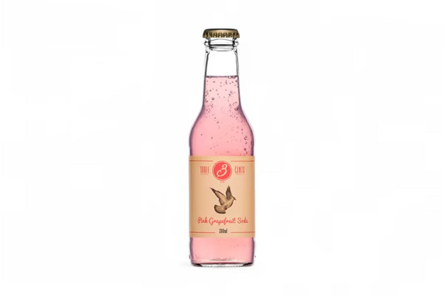 Pink Grapefruit Soda 200 ml (glerflaska)
