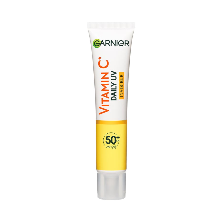 Garnier SkinActive C-vítamín daglegur UV ljómaaukandi vökvi ósýnilegur SPF 50+ 40 ml