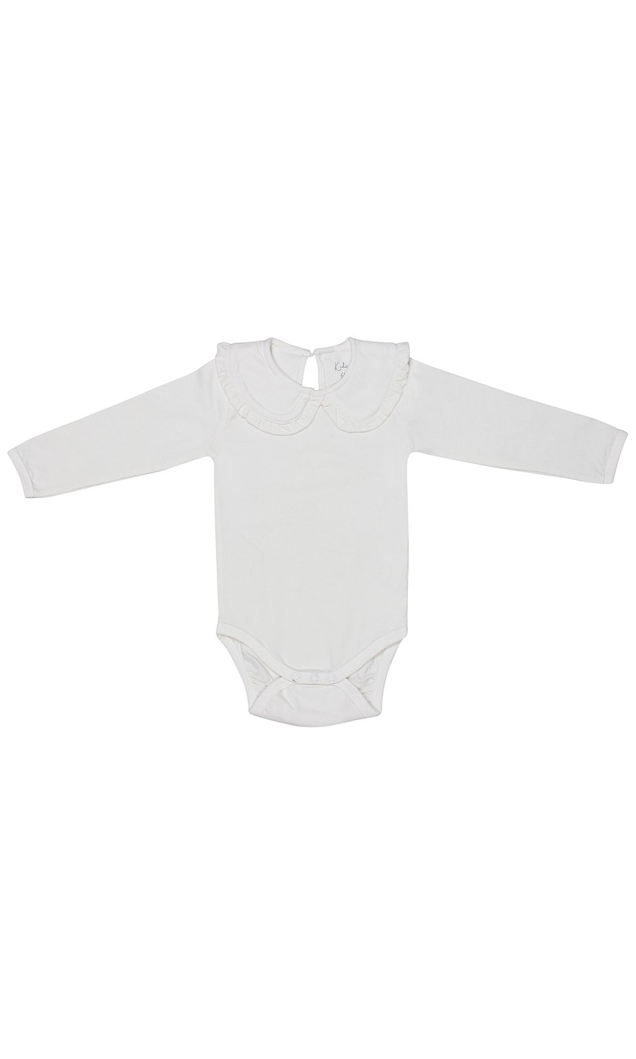Kids-up l/e samfella með kraga Off White