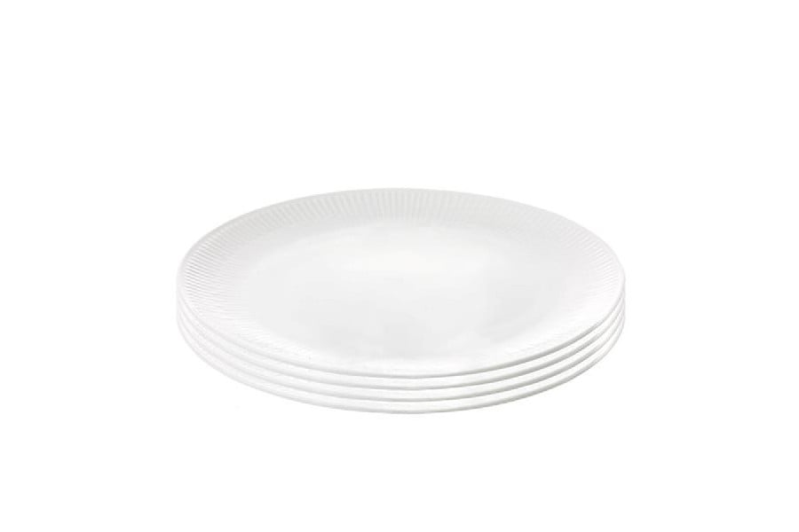 Relief Matardiskur 4 stk | Hvítur