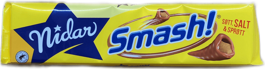 Nidar Smash! Mjólkursúkkulaði 160 g